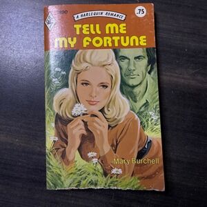 Mary Burchell Tell‎ Me My Fortune Vintage Harlequin Romance Paperback Book 1970s